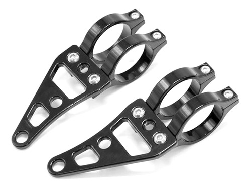 Lámpara Frontal Mount Brackets Fork Motorcycle, 2 Unidades