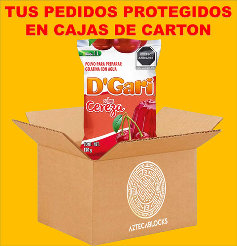 Dgari® 3 Gelatinas De Agua Varios Sabores Rinde 1 Litro Wow