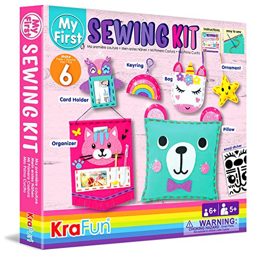 Beginner My First Kit De Costura Niños Art Craft Inclu...