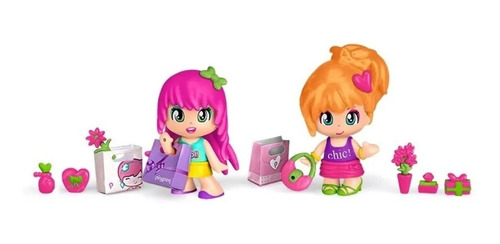 Pinypon 2 Amigas De Shopping Original - Tictoys