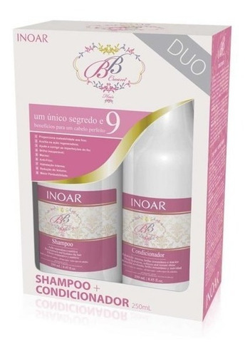 Shampoo + Acondicionador Sin Sal Bb Cream Inoar