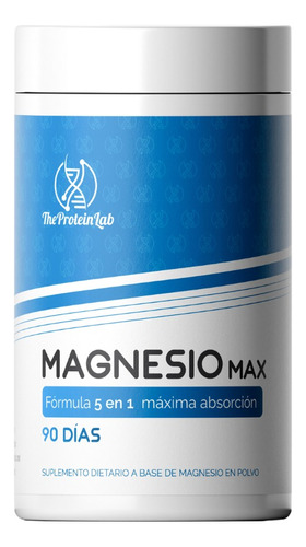 Magnesio Max En Polvo The Protein Lab 90 Días Formula 5 En 1