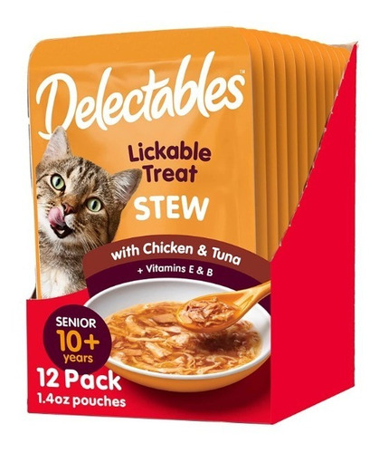 Comida Humeda Stew Pack 12 Gato