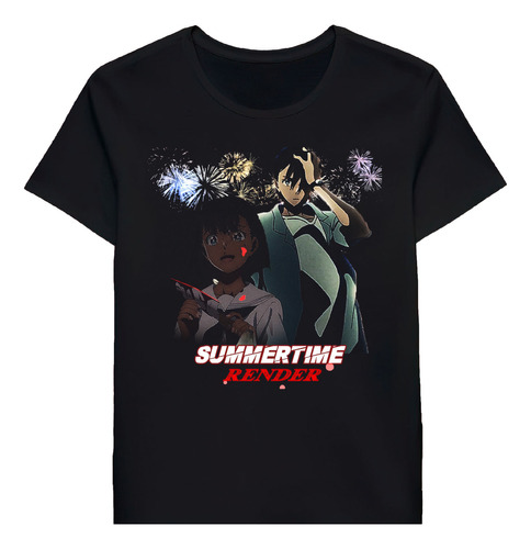 Remera Summertime Render Fireworks Anime Manga 110181409