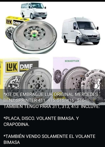 Kit De Embrague Sprinter Todos Los Modelos