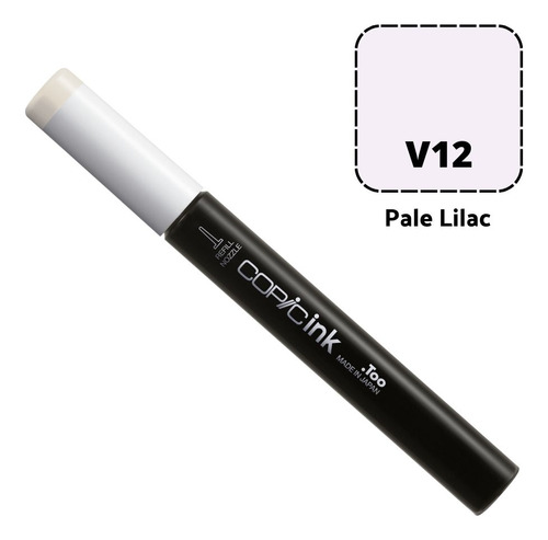 Refil Copic Ink Para Sketch Ciao Classic Wide Cor Pale Lilac Cor V12 Pale Lilac