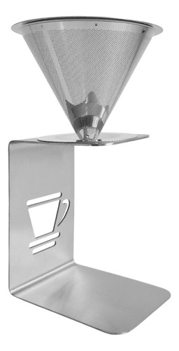 Filtro Reutilizable De Café Y Té Soporte De Acero Inox 13547