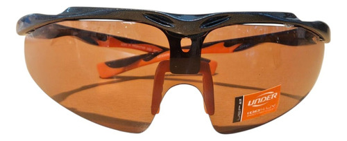 Under Anteojo De Sol Cat 3 Cristales Retractiles + 3 Cambios Océano Negro Negro