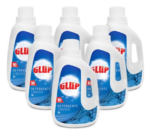 Glup Detergente Liquido Eco 6 X 3 L
