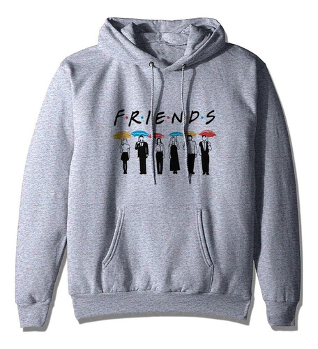 Sudadera Con Gorro Friends Serie Sombrillas Rachel Joey