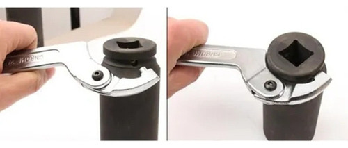 Llave Ajustable De Llave De Gancho De Bicicleta De 19-51 Mm Color Fix