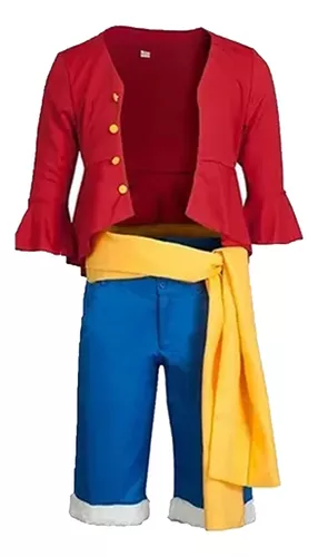 Roupa De Cosplay One Piece Cos Luffy