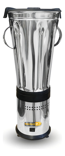 Liquidificador Industrial 10 Litros Baixa Rotação Preparo De Massas Líquidas Bolos Açaí Cremoso Sorvetes Maionese Sopas Caldos Etc Inox Industrial Shop - 220v