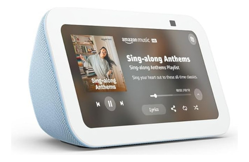 Tela inteligente azul de 3ª geração do Amazon Echo Show 5