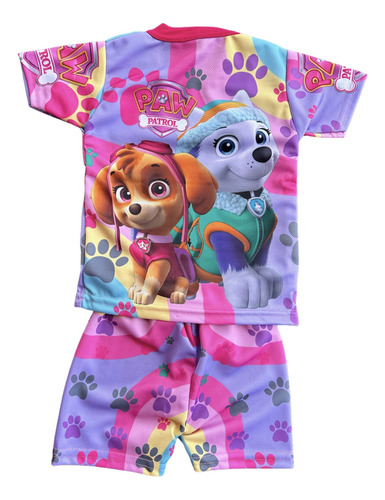 Conjunto Infantil Short Y Playera Personajes Divertidos Moda