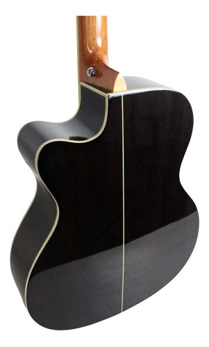 Guitarra Tagima Ws30 Steel Drop Sunburst Dsb Jumbo Walnut Series, orientación para la mano derecha
