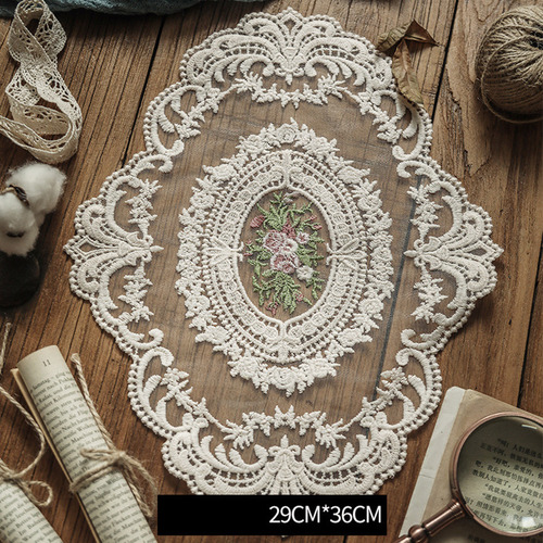 Mantel De Mesa Doilies A Prueba De Polvo, De Algodón