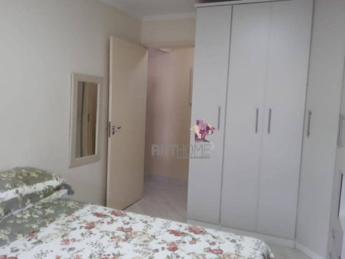 Rudge Ramos, Apto 01 Dorm, 01 Vaga 52 M² Com Quintal. - Ap1595