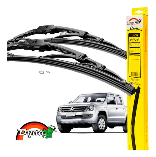 Kit Limpador Parabrisas Vw Amarok 2010 A 2012 Original Dyna