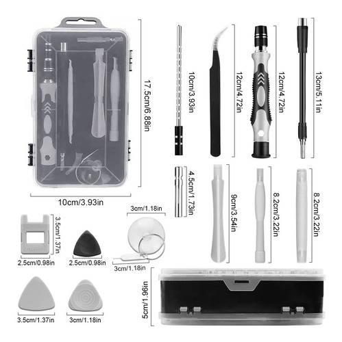 Set 117 Pcs Destornilladores Precisión Torx Magnéticos