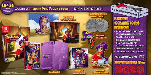 Shantae Risky's Revenge Ce Limited Run Games #84 Nintendo