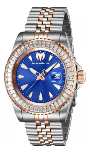 Reloj Technomarine Tm-222064 Rose Gold, Steel Hombre