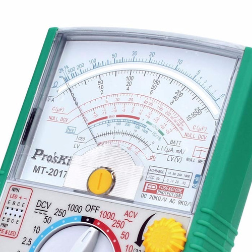 Tester Analogico Multimetro Con Aguja Proskit Electronica