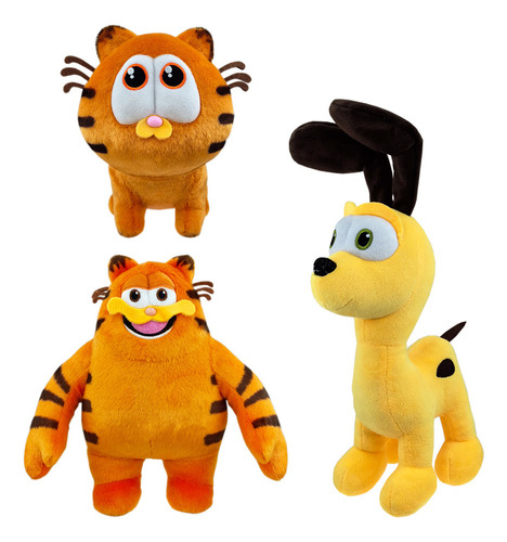 Muñecos De Peluche New Garfield De 3 Piezas