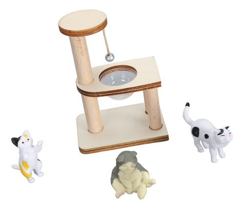 Set De Juego Con Forma De Figura De Gato, Estructura De Esca