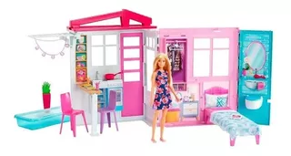 Nueva Casa Glam De Barbie Incluye Muñeca Envio Ya