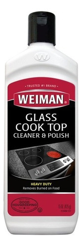 Weiman Glass Cook Top Limpiador Y Abrillantador 15oz 425g