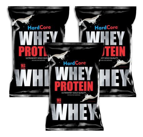 3k De Whey Protein Proteína Hardcore Wpc Promo!