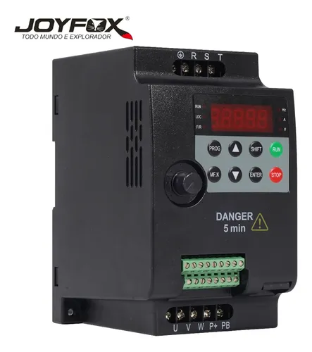comprar Joyfox Inversor De Frequência Vetorial Escalar 1cv 4a 0.75kw Alimentação Monofásica 220v Saída Trifásica 220vca