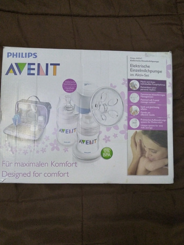 Extractor  De Leche Philips Avent Electrico Y A Pilas 