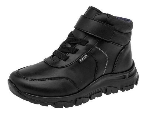 Zapato Escolar Niño Yuyin Negro 911-341
