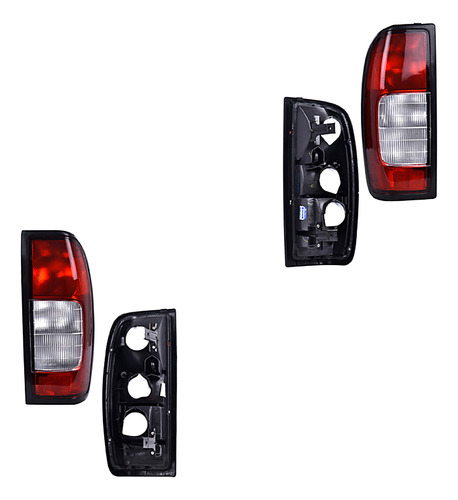 Par Juego Calaveras Nissan Frontier 1998 1999 2000 Depo Qwe