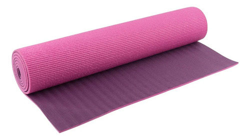 Alfombra De Yoga Blu Wellness Mat Reversible Doble Tono Rosa