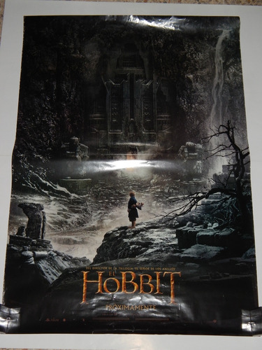 El Hobbit Poster Original Importado Señor De Los Anill Dist0