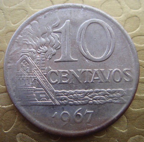 Moeda 10 Centavos - 1967