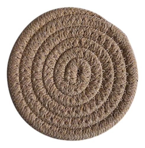 5 Mantel Individual De Cuerda De Algodón, Mantel 11cm