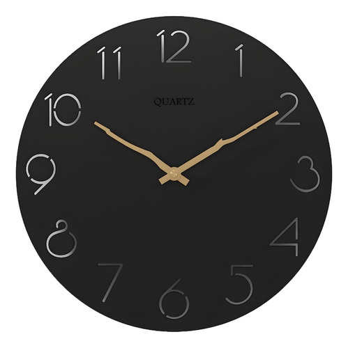 Grande Reloj De Pared 30cm Moderno Silencioso Sala Estar