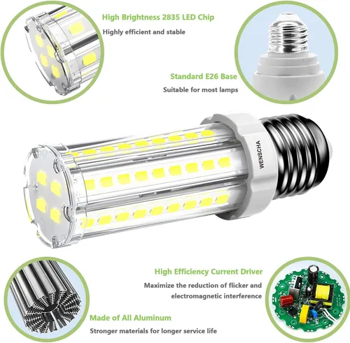 Bombilla Led Wenscha 150w Equivalente 1200 Lumen 6500k Luz