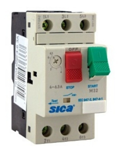 Guardamotor Protector M32  2.5 A 4a Sica 