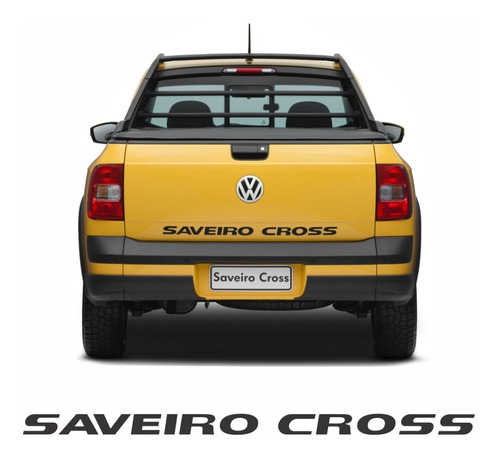Adesivo Faixa Tampa Traseiro Volkswagen Saveiro Cross Ad027