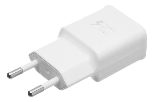 Cargador de pared USB Samsung eP-ta200 con carga turbo, color blanco