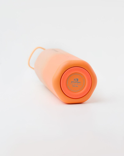 Garrafa Térmica Squeeze Água River Degradê Pêssego 950ml Galápagos