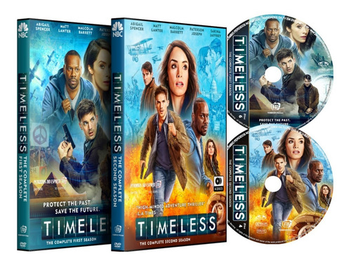 Série Timeless Completa Dublada 28 Eps. 2 Boxes 10 Dvd