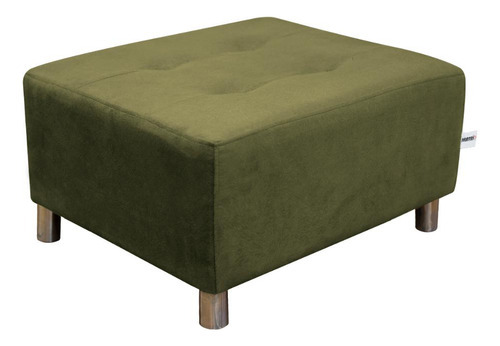 Puff Decorativo P/ Sala Nero Multifuncional Quadrado Chumbo