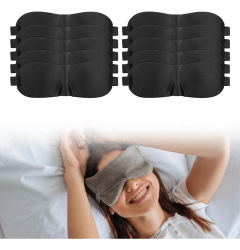 Masilla De Sueño De 10 Piezas Máscara Para Dormir Para
