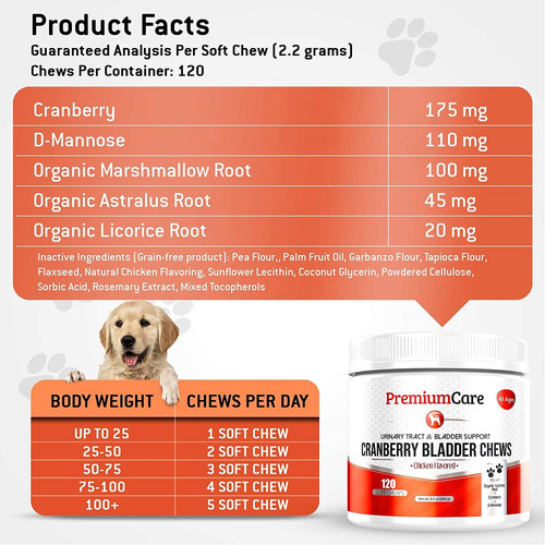 Imagen 6 de 7 de Cranberry Para Perros Pastillas De Arándano Para Perros...